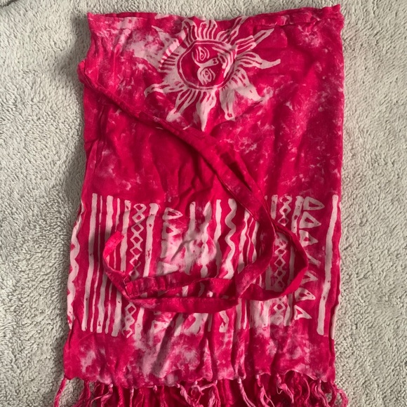 Other - Pink Sarong with Sun Design